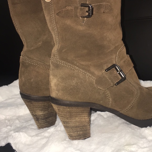 EUC Sz 7.5 La Canadienne brown suede booties - Picture 4 of 8